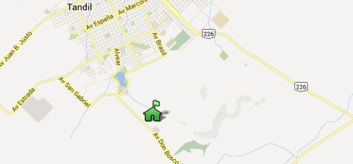 ubicacion - la candelaria tandil - casas de campo